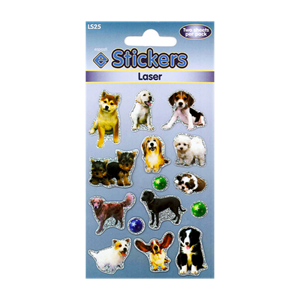 Stickers "Laser Dogs & Puppies"