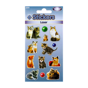 Stickers "Laser Cats & Kittens"