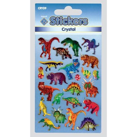 Stickers "Dinosaurs", crystal