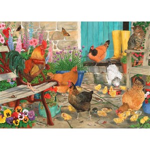 "Hen Pecked" Puslespill 1000 biter.