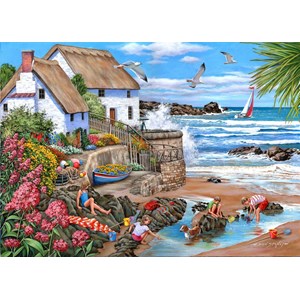 "Seaspray Cottages" Puslespill 1000 biter.