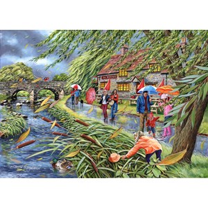 "Wind at the Willows" Puslespill 1000 biter.