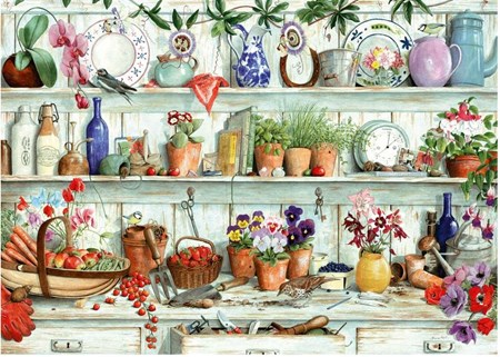 "Posies & Produce" Puslespill 1000 biter.