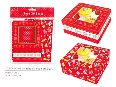 "4 Food Gift Boxes"