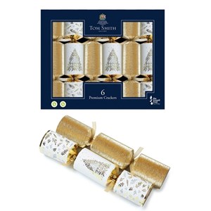 "Tom Smith - Premium Crackers Gold & White" 6x14"