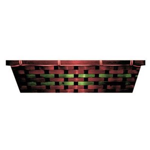 "Xmas Hamper Basket Red/Green"