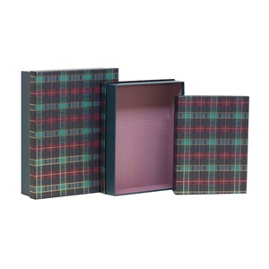 "Tartan" Skjorteeske-sett (3)