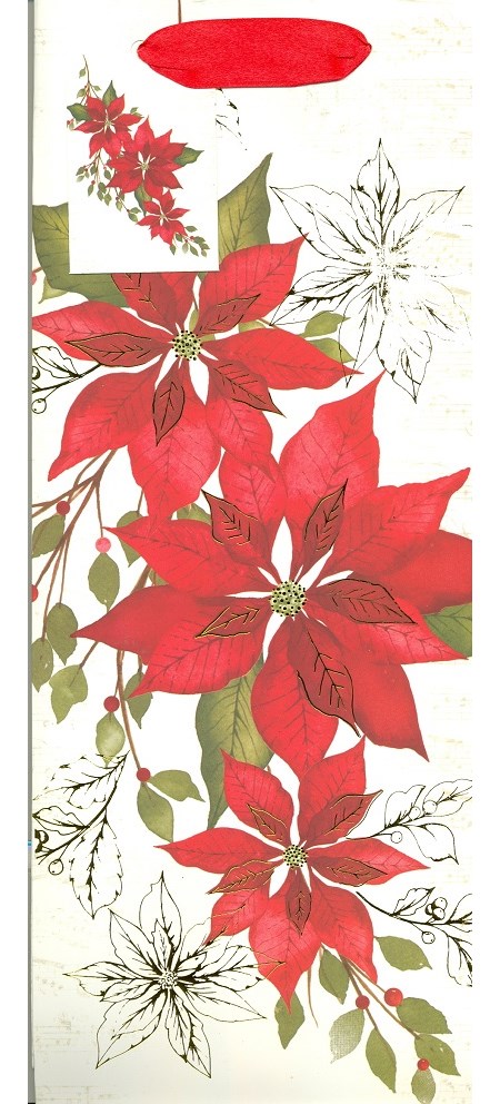 "Poinsettia" Flaskepose