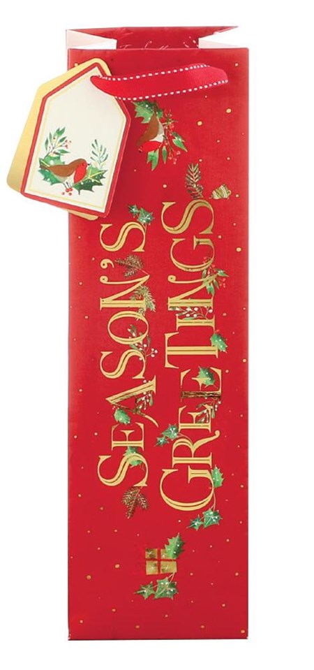 "Tom Smith - Festive Foliage" Flaskepose