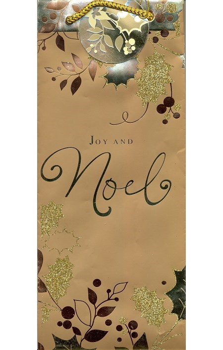 "Embossed Holly Gold", Flaskepose
