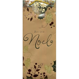 "Embossed Holly Gold", Flaskepose