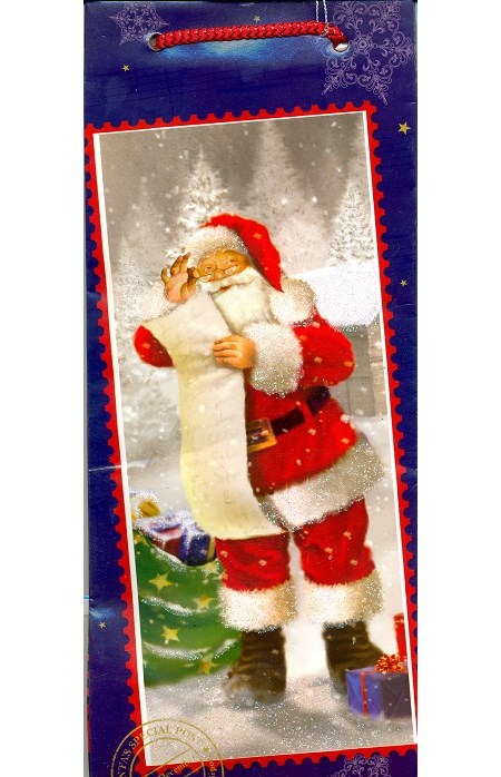 "Traditional Santa", Flaskepose