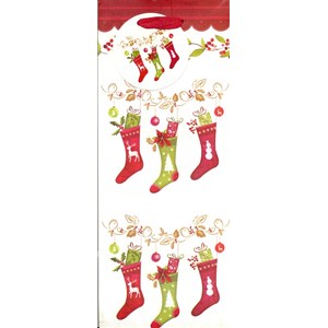 "Christmas Stockings", Flaskepose