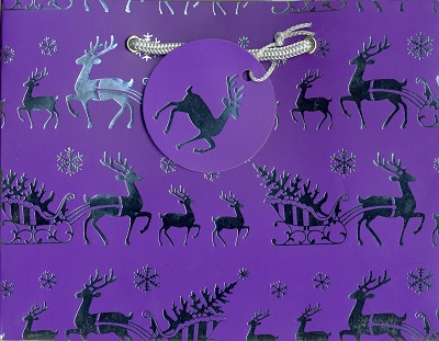 "Reindeer (Purple)", Gavepose large
