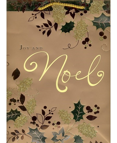 "Embossed Holly Gold", Gavepose large