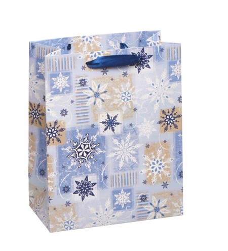 "Blue Snowflakes" Gavepose large