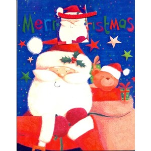 "Merry Christmas", Gavepose medium, 2 ass