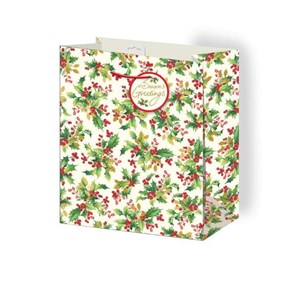 "Holly + Text" Gavepose medium