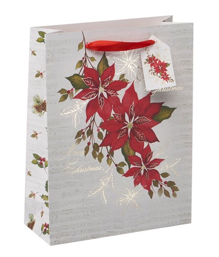 "Poinsettia" Gavepose medium