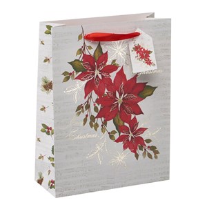 "Poinsettia" Gavepose medium