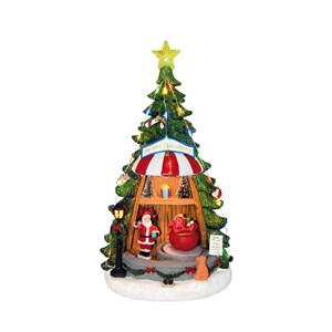 "Christmas Tree Scene" 31 cm m/LED