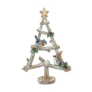 "Christmas Tree with Birds"