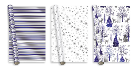 "2 Meter Elegant Ice Gift Wrap" 3 assorterte design (50)