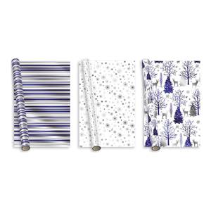 "2 Meter Elegant Ice Gift Wrap" 3 assorterte design (50)