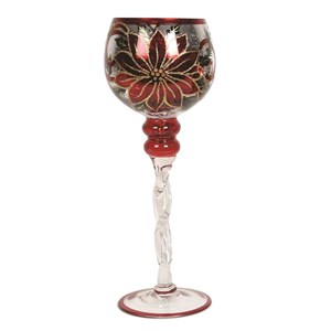 "Poinsettia Goblet" Te-lys holder 35 cm