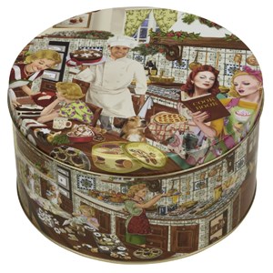 "Christmas Bakery" Rund kakeboks