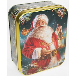 "Santa" Rektangulær metall-eske