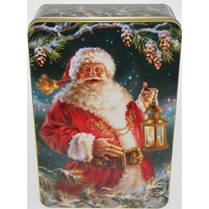 "Santa" Rektangulær metall-eske