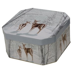 "Bambi" Kvadratisk metall-eske