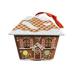 "Small Gingerbread House" metallhus