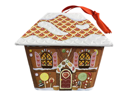 "Small Gingerbread House" metallhus