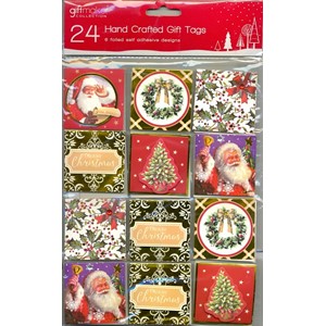 "Traditional" 24 Handcrafted Gift Tags