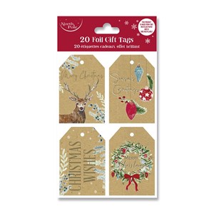 "Traditional Kraft Gift Tags" (20)