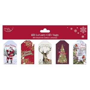 Pakkelapper "Traditional Die Cut" 40 stk.