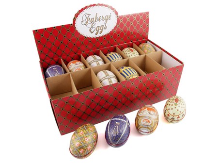 "Faberge Eggs" Metall-egg (24)
