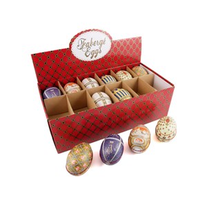 "Faberge Eggs" Metall-egg (24)