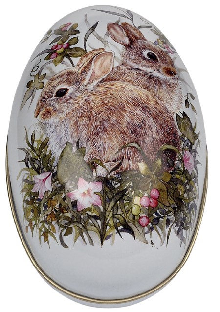 "Karli & Hopsi" Metall-egg, 2 assortert
