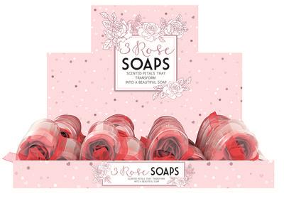 "3 Pieces Sented Soap Roses"