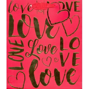 "Love Text" Gavepose medium