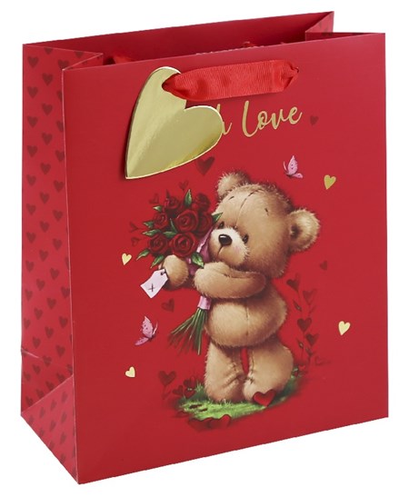 "Valentine Cute Bear" Gavepose medium