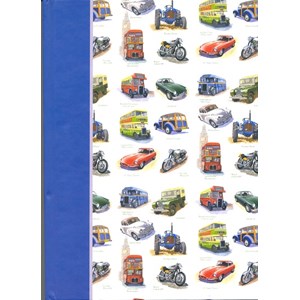 "Nostalgic Cars", Notatbok, A5, linjert, 160 sider
