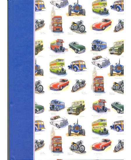 "Nostalgic Cars", Notatbok, A5, linjert, 160 sider