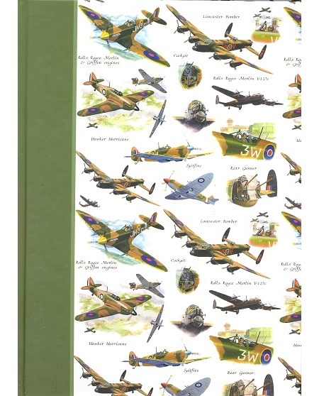 "Aircraft", Notatbok, A4, linjert, 80 ark