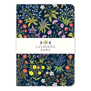 "Medieval Flowers" A5 Luxury Notebook