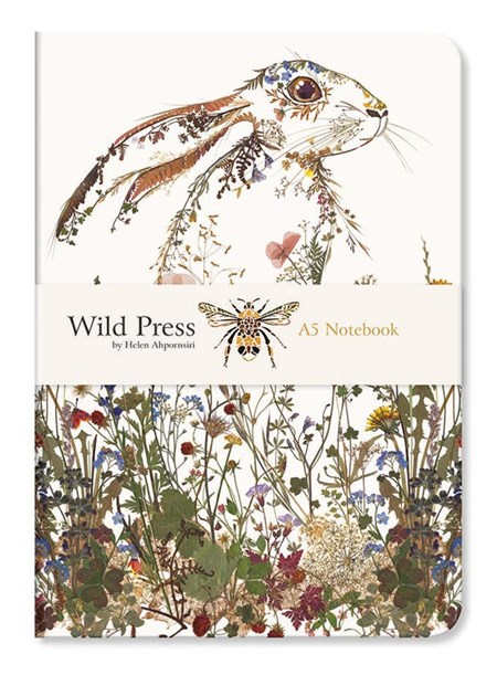 "Wildflower Hare" A5 Luxury Notebook