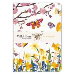 "Wildflowers & Butterflies" A5 Luxury Notebook